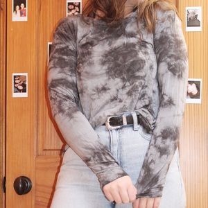 Tie dye long sleeve shirt